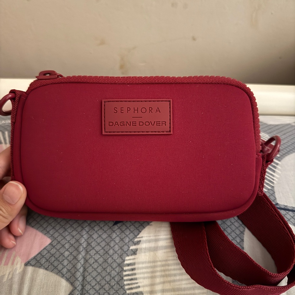 SEPHORA x Dagne Dover Burgundy Mara Phone Sling Bag